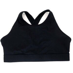 Fabletics Siena High-Impact Sports Bra Black Criss Cross Back Women's Plus 2X